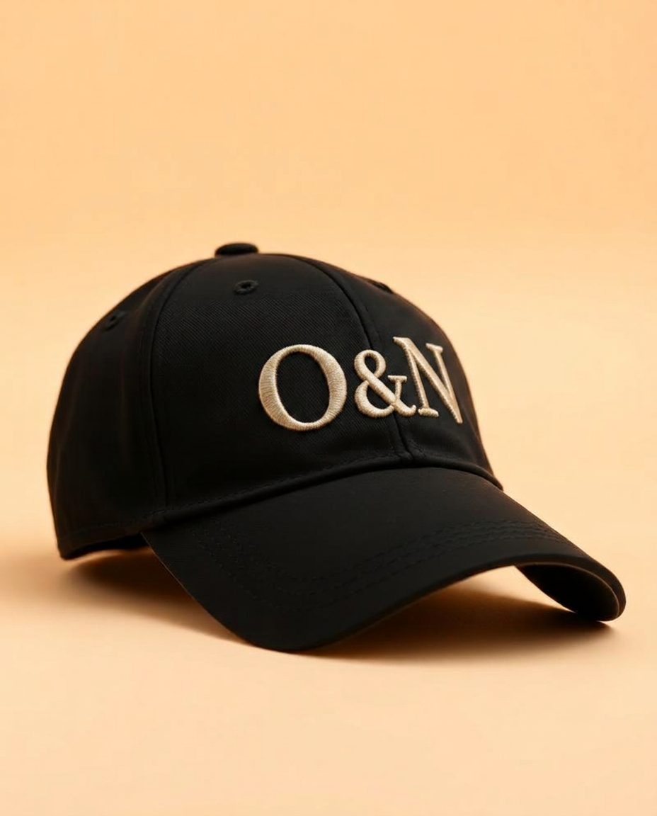Embroidered Gold Emblem Cap
