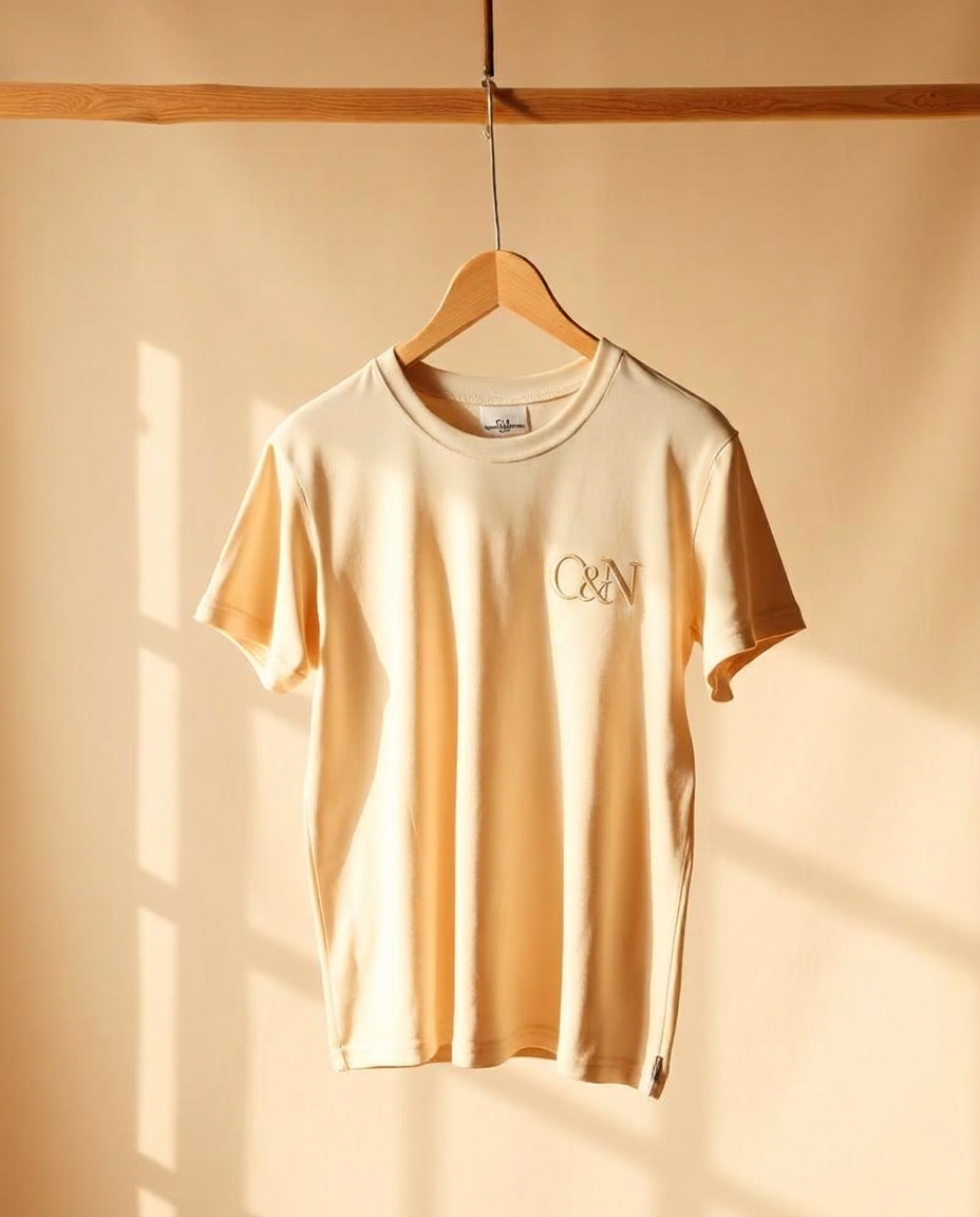 Oversized Minimal Tee styled relaxed